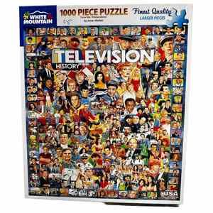 White‎ Mountain Puzzles Television History 1000 Pcs Complete 2011